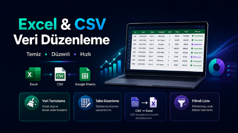 Stok ve Satış Takip Tablosu Hazırlama