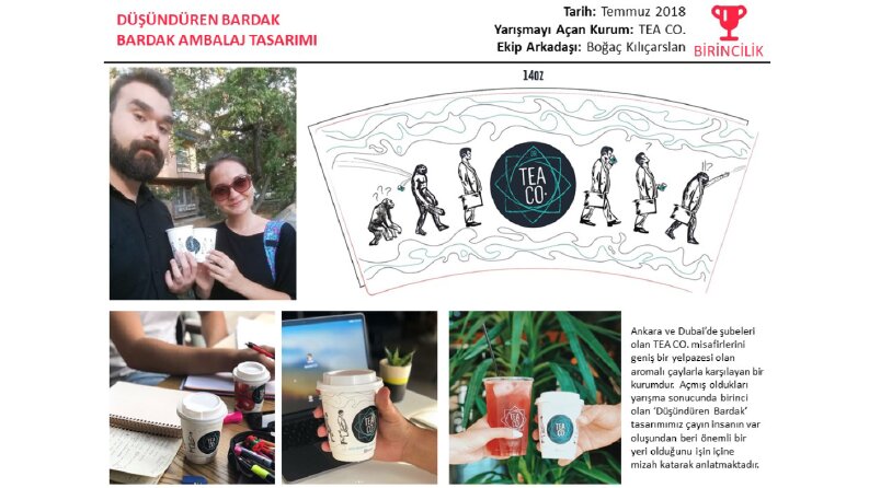 ÖDÜLLÜ TASARIM - DÜŞÜNDÜREN BARDAK