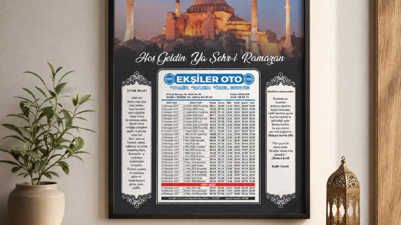 Ramazan İmsakiyesi