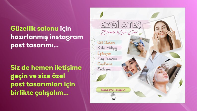 Sosyal medya post tasarımı