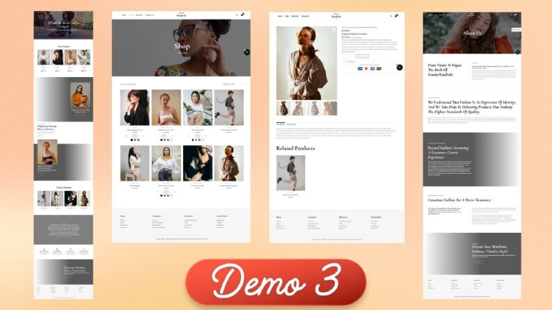Temel E-Ticaret Sitesi Demo 3