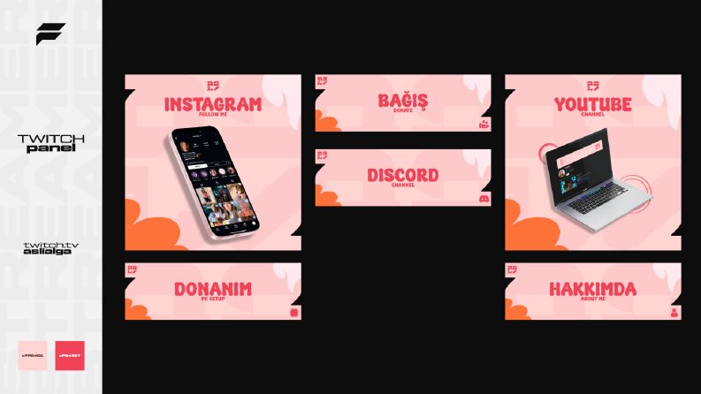 aslialga twitch kanal tasarımı.