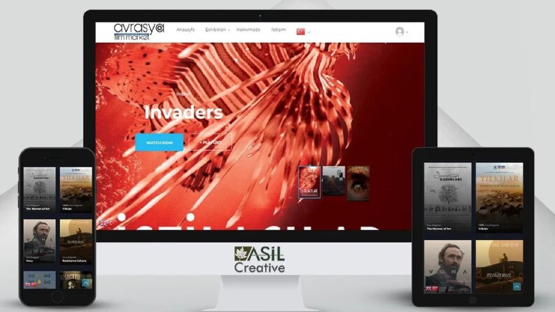 www.avrasyafilmmarket.com Anahtar Teslim Web Sitesi