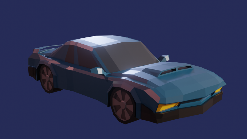 Low Poly Car Design