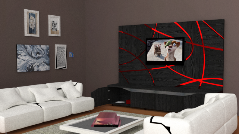 Led Televizyon Ünitesi Tasarımı