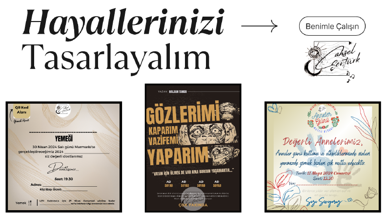 Davetiye ve Afiş Tasarımları
