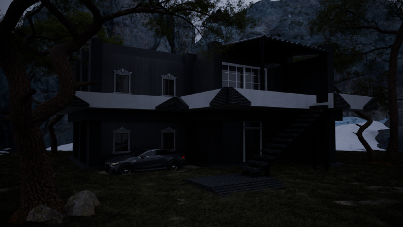 Müstakil Ev Tasarımı ve Sinematik Render