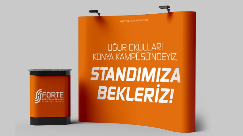 Forte Akademi - Fuar Tanıtım Baskıları