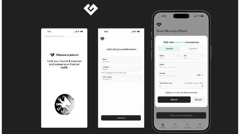 giderim App Redesign