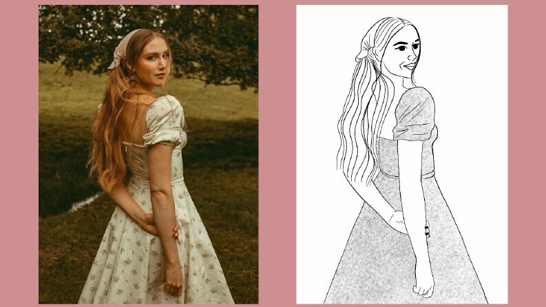 Line Art İllüstrasyonlar