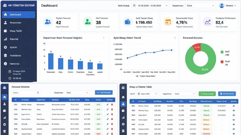Personel Takip & Maaş Yönetim ( Excel & VBA )