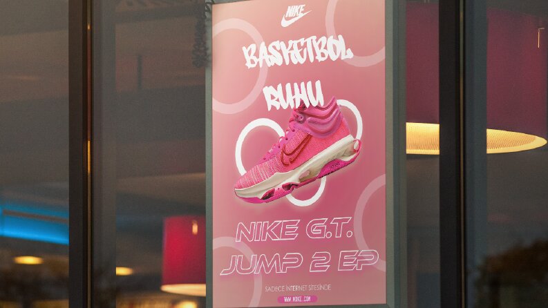 Nike Ayakkabı Afiş Tasarımı