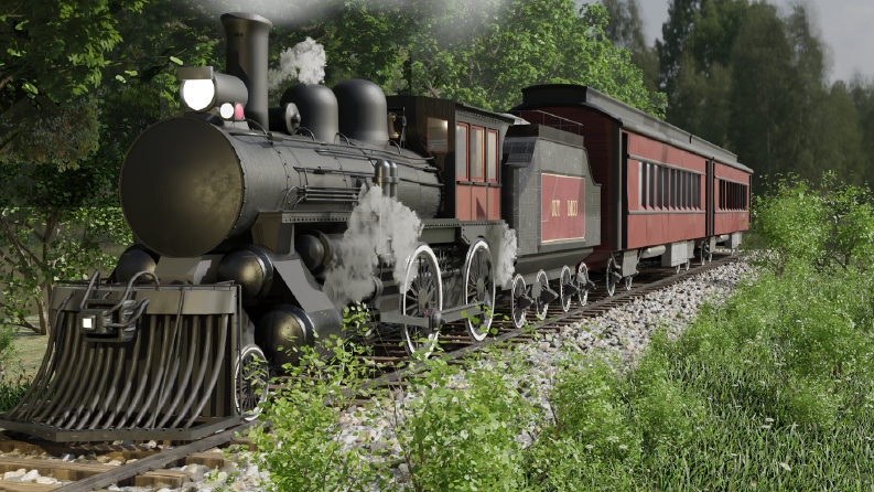 Buharlı Tren Modelleme