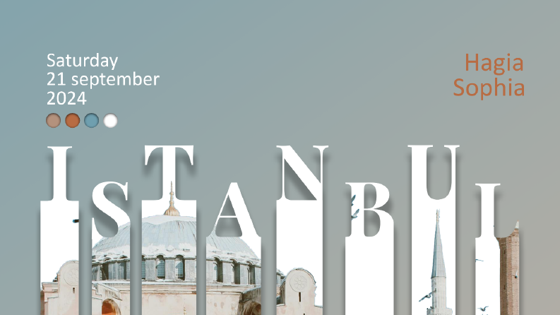 İstanbul Ayasofya Poster Tasarım