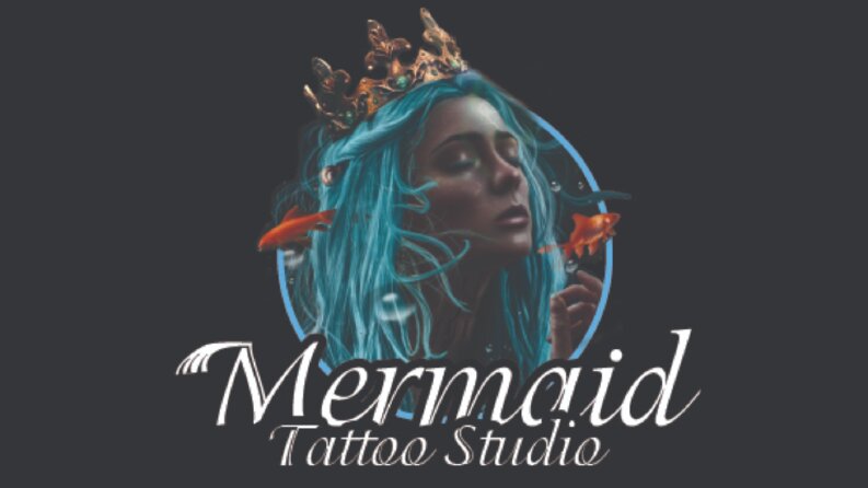 Mermaid Tattoo Studio Logo