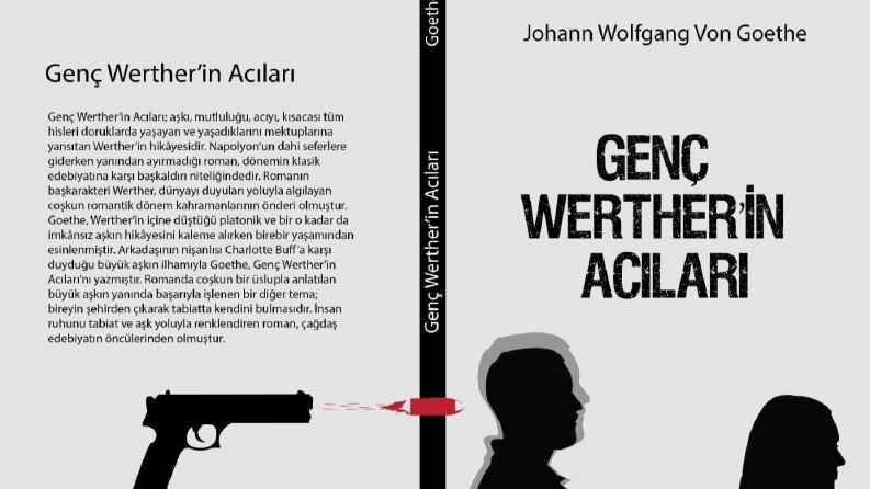 Genç Werther'in Acıları Kitap Kapağı Tasarımı