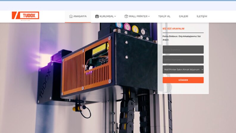 Makina Üreticisi - Web Sitesi Tasarımı