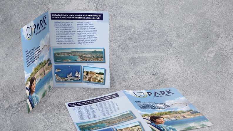 Park Dental Clinic Kuşadası Broşür Tasarımı