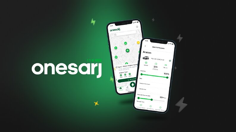 Onesarj Mobil Uygulaması – UI/UX Tasarımı