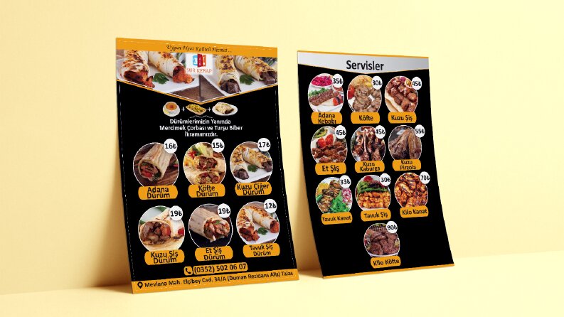 sur kebap broşür