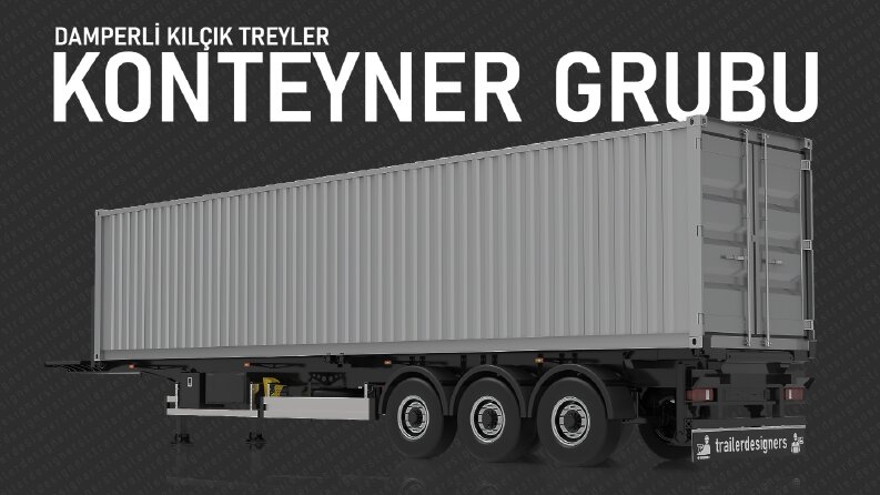 Konteyner Kılçık Damper Treyler Tasarımı