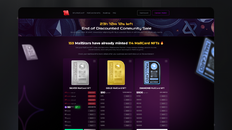 Mallconomy Minting Page