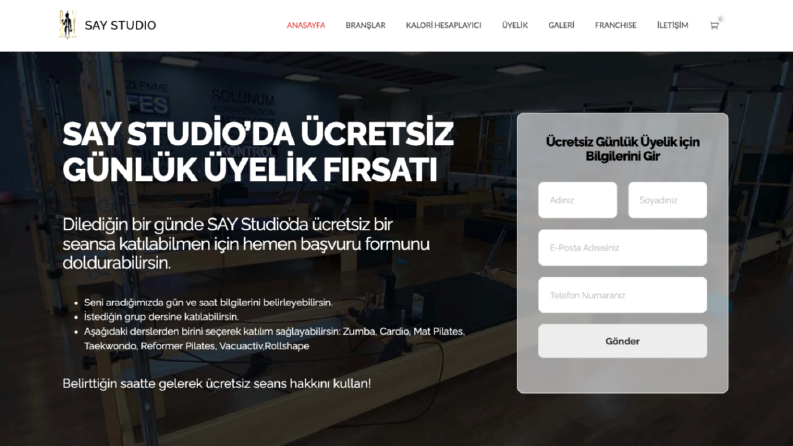 Say Studio Web Sitesi