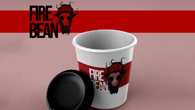 FireBean Kahve Şirketi Logo Çalışması