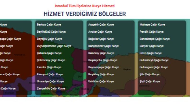 kurye web sitesi görüntüleri