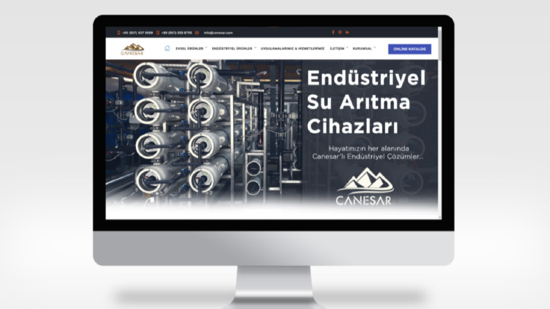 Canesar Arıtım Teknolojileri - Web Çalışması