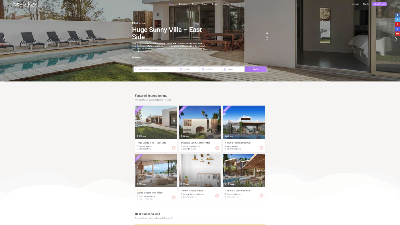 Nest & Rest - Amerika Odaklı Lüks Konaklama Platformu