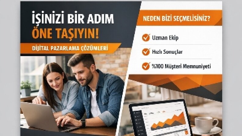 İşletmeniz için profesyonel olarak broşür tasarımı yapıyorum 