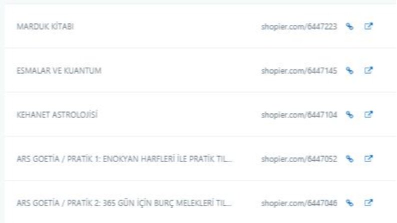 Astrogoetika markanın Shopier Sitesine Girişi Yapıldı