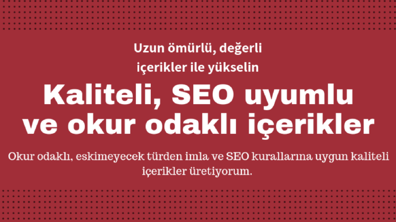 içerik yazım