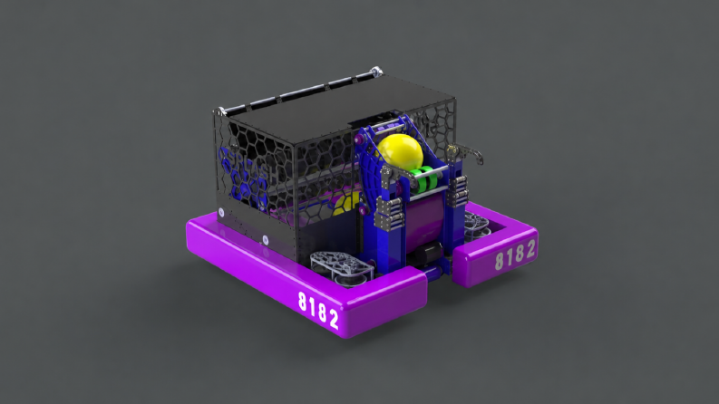FRC 8182 Loth Robotics — Yarışma Robotu Komple CAD Tasarımı