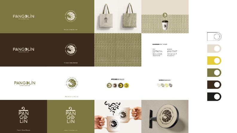 Pangolin - Coffee & Boutiuqe Logo Tasarımı