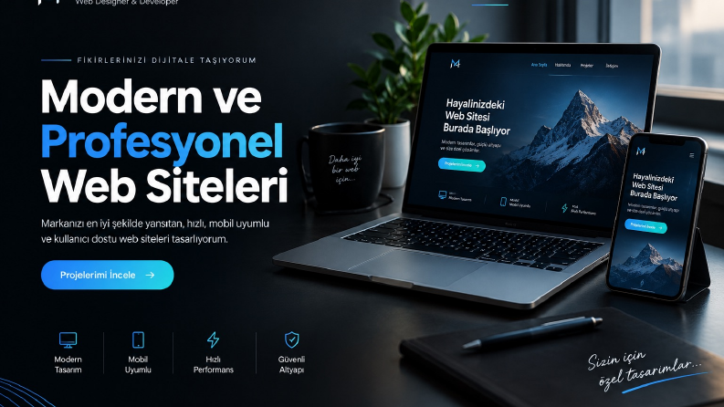 Profesyonel ve mobil uyumlu website