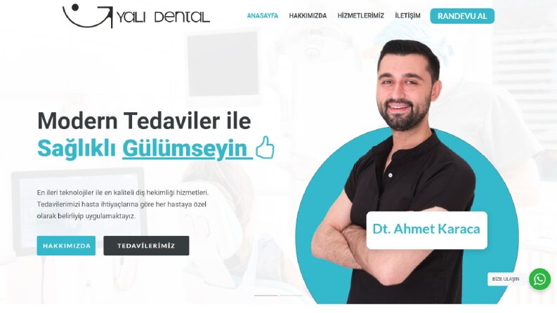 Yalı Dental website