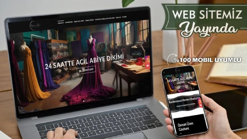 www.ozel-dikim-terzi.com.tr  Anahtar Teslim Web Sitesi