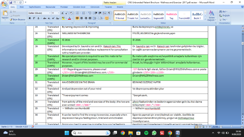Bilingual review