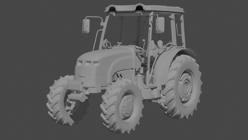 New Holland TT Serisi 3D Traktör Modelleri | Blender