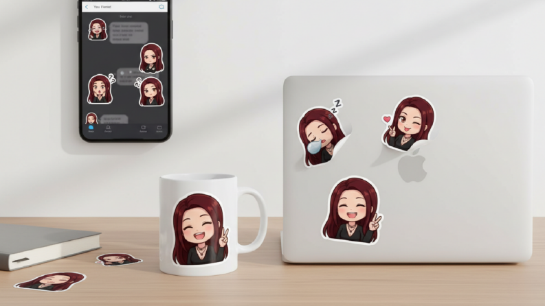 Kişiye Özel Sevimli Chibi Karakter ve Emote Tasarımları