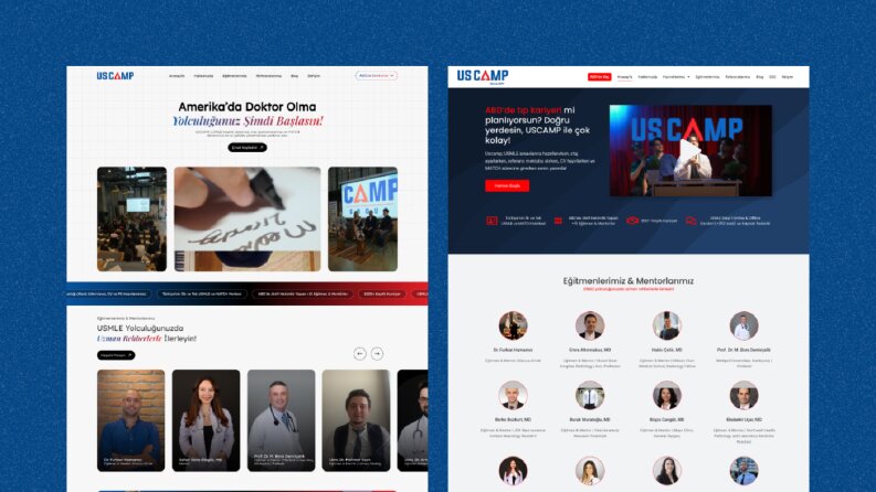 Uscamp'e Yeni Site Yaptım