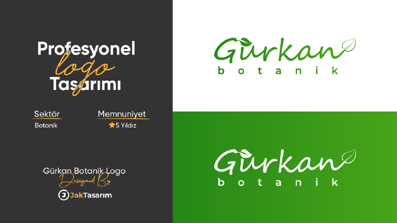 Gürkan Botanik - Logo Tasarımı