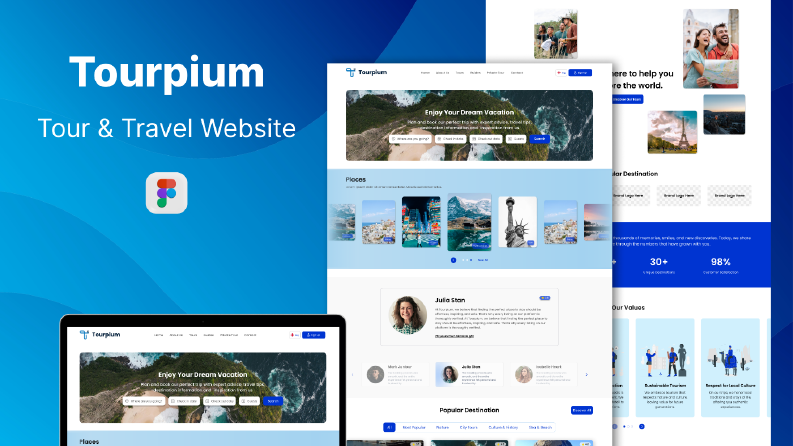Tourpium Tour Website