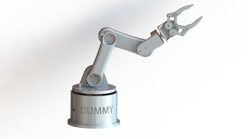 6 Eksenli Robot Kol Tasarımı 