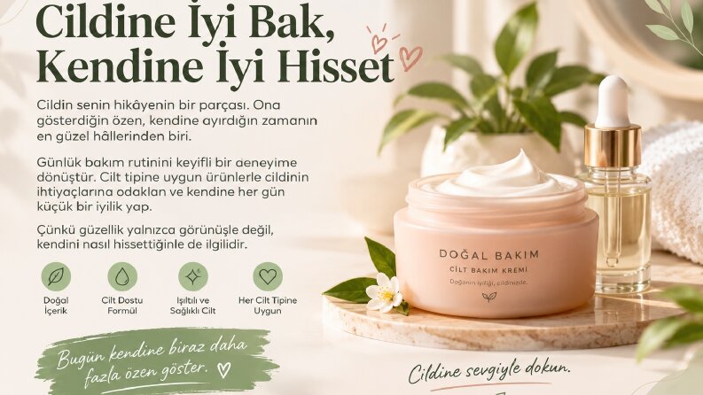 Cilt Bakım Markası İçin Reklam Metni