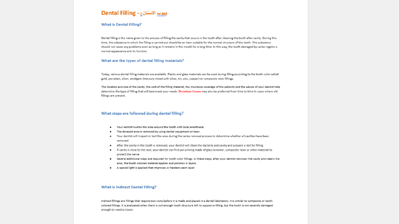 DIŞ KLINIĞI WEBSİTE ÇEVİRİSİ