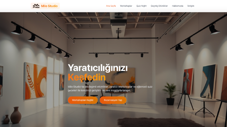 Workshop Tanıtım Sitesi