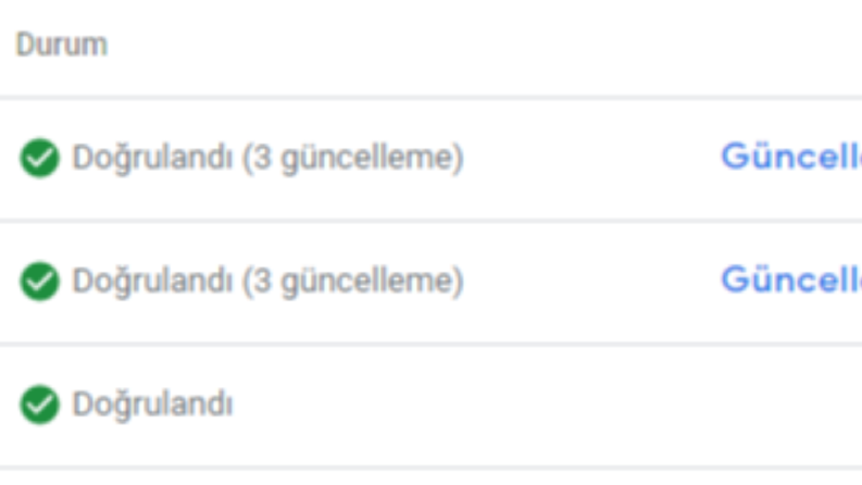 Google Haritalar'a kayıt